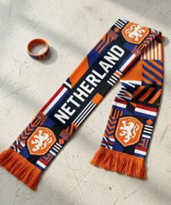 Netherlands Scarf Global Soccer Event 2026 Authentic Team KNVB Colors
