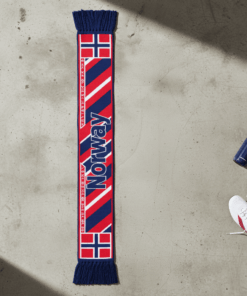 Norway Scarf Global Soccer Event 2026 Authentic Team Wordmark Graphic