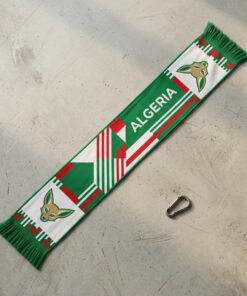 Global Soccer Event 2026 Algeria Scarf Bold Stripe Design