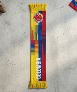 Global Soccer Event 2026 Colombia Scarf Vibrant Team Colors