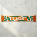 Ivory Coast Scarf Global Soccer Event 2026 Intricate Elephant Logo Panel