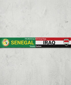 Global Soccer Event 2026 Senegal Vs Iraq Football Scarf Matchday Souvenir