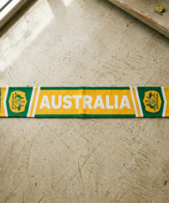 Global Soccer Event 2026 Australia Scarf Traditional Green Knit