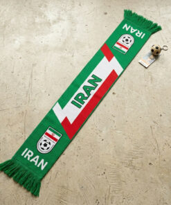 Global Soccer Event 2026 Iran Scarf Unique Diagonal Lines