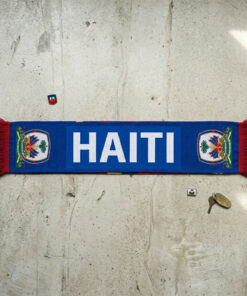 Global Soccer Event 2026 Haiti Scarf National Emblem Print