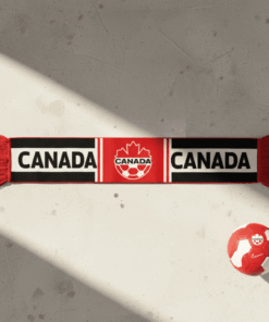 Global Soccer Event 2026 Canada Scarf Dynamic Chevron Stripe