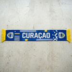 Global Soccer Event 2026 Curaçao Scarf Yellow Blue Fringes