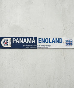 Global Soccer Event 2026 Panama Vs England Football Scarf Knit Fringe