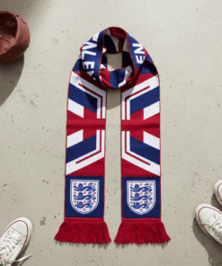 Global Soccer Event 2026 England Scarf Bold Dual Sided Lions