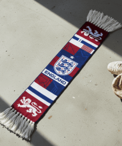 Global Soccer Event 2026 England Scarf Center Lion Crest