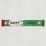 Global Soccer Event 2026 Egypt Vs Iraq Football Scarf Flag Graphics