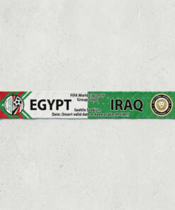 Global Soccer Event 2026 Egypt Vs Iraq Football Scarf Flag Graphics