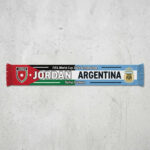 Global Soccer Event 2026 Jordan Vs Argentina Football Scarf Dallas Stadium Edition