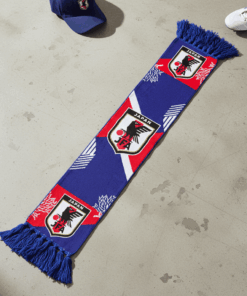 Japan Scarf Global Soccer Event 2026 Authentic All Blue Accessory