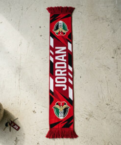 Jordan Scarf Global Soccer Event 2026 Official Team Crest Panel