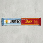 Global Soccer Event 2026 Uruguay Vs Spain Football Scarf Guadalajara Edition