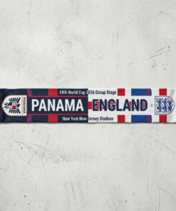 Global Soccer Event 2026 Panama Vs England Football Scarf Vibrant Graphic Print