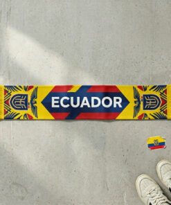 Global Soccer Event 2026 Ecuador Scarf Large Bold Print