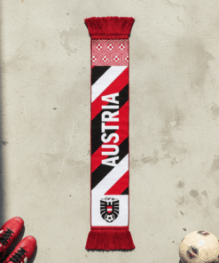 Global Soccer Event 2026 Austria Scarf Geometric Crest Top