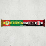 Global Soccer Event 2026 Senegal Vs Iraq Football Scarf Group Stage
