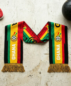 Global Soccer Event 2026 Ghana Scarf Authentic GFA Logo