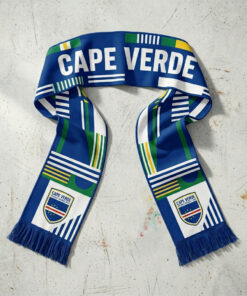 Global Soccer Event 2026 Cape Verde Scarf Crest With Ball