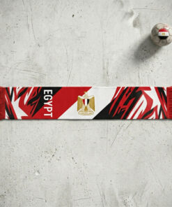 Global Soccer Event 2026 Egypt Scarf Sharp Linear Art