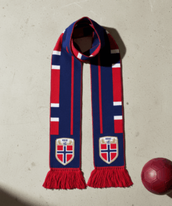 Norway Scarf Global Soccer Event 2026 Premium Jacquard Knit Style