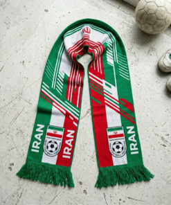 Global Soccer Event 2026 Iran Scarf Bold Stripes Style