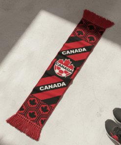 Global Soccer Event 2026 Canada Scarf Striking Graphic Look