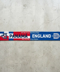 Global Soccer Event 2026 Panama Vs England Football Scarf Dual National Colors