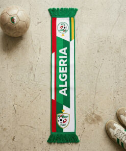 Global Soccer Event 2026 Algeria Scarf Chevron Graphic Print