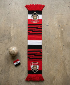 Global Soccer Event 2026 Egypt Scarf Bold Geometric Pattern