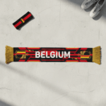 Global Soccer Event 2026 Belgium Scarf Official Team Colors