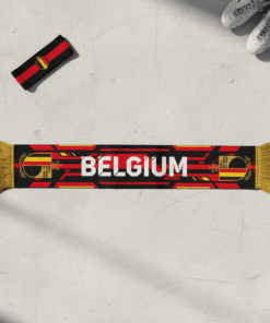 Global Soccer Event 2026 Belgium Scarf Official Team Colors