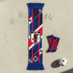 Japan Scarf Global Soccer Event 2026 Detailed Embroidered Graphics
