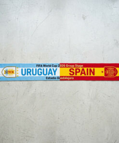Global Soccer Event 2026 Uruguay Vs Spain Football Scarf Matchday Souvenir
