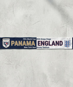Global Soccer Event 2026 Panama Vs England Football Scarf Classic Soccer Memorabilia