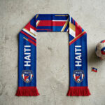 Global Soccer Event 2026 Haiti Scarf Dual Color Block