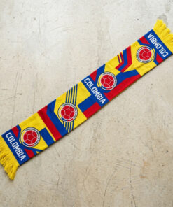 Global Soccer Event 2026 Colombia Scarf Fringed Knit Style