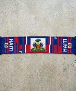 Global Soccer Event 2026 Haiti Scarf Vertical Stripe Detail