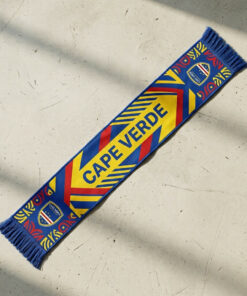 Global Soccer Event 2026 Cape Verde Scarf Vibrant Color Block
