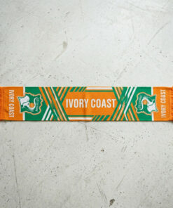 Ivory Coast Scarf Global Soccer Event 2026 Clean Design Symmetrical Crests
