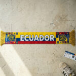Global Soccer Event 2026 Ecuador Scarf Symmetrical Graphic Layout