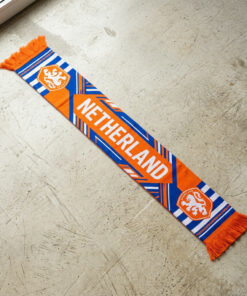 Netherlands Scarf Global Soccer Event 2026 Featuring Central Lion Crest