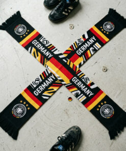 Global Soccer Event 2026 Germany Scarf Modern Geometric Split