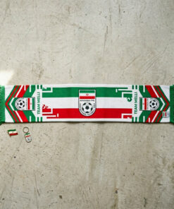 Global Soccer Event 2026 Iran Scarf Vibrant Color Block