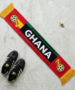 Global Soccer Event 2026 Ghana Scarf Modern Tribal Aesthetic