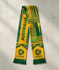 Global Soccer Event 2026 Australia Scarf Symmetric Layout