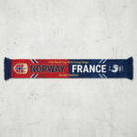 Global Soccer Event 2026 Norway Vs France Football Scarf Team Names